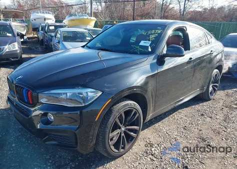 2017 BMW X6 xDrive35I z USA, uszkodzony, nr VIN 5UXKU2C3XH0U29185